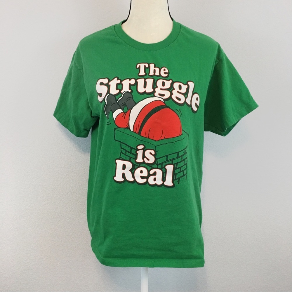 The struggle Is Real Christmas Shirt